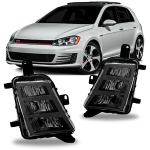 Par Farol Milha Auxiliar Golf Gti 2014 2015 2016 Com Led