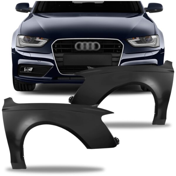 Par Paralama Para Audi A4 2013 2014 2015 2016 Em Ferro