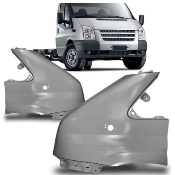 Par Paralama Transit 2007 2008 09 10 11 2012 Com Furo Pisca