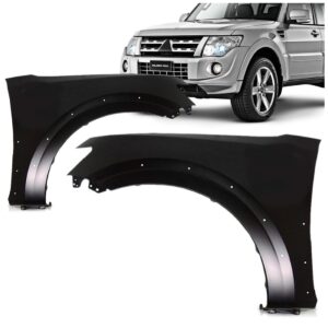 Par Paralama Pajero Full 2008 A 2014 Com Furo Moldura