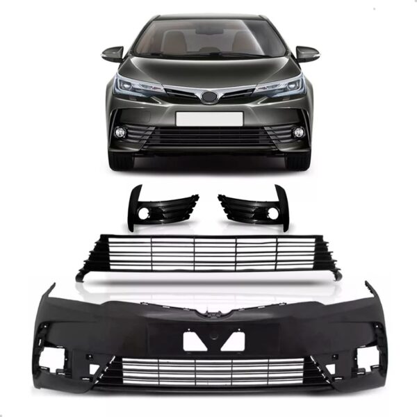 Envolvente Para Toyota Corolla 2018 2019 C/ Grades 1a Linha  Preto