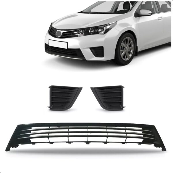 Tela Frontal Central E Lateral Para Toyota Corolla 14 A 17 Plástico