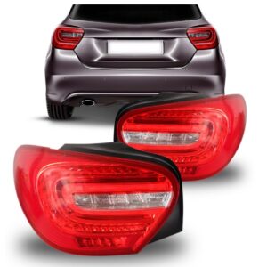 Par Sinaleira Traseira Mercedes A200 2013 2014 2015 Com Led