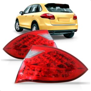 Par Sinaleira Traseira Cayenne Turbo S 2012 13 2014 Com Led
