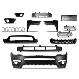 Parachoque Jeep Compass Completo Flex 2017 A 2021 + Daylight Preto