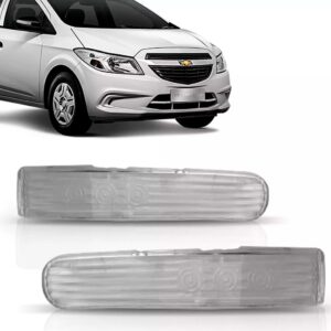 Par Lente Sinaleira Retrovisor Onix 2013 2014 2015 Cristal