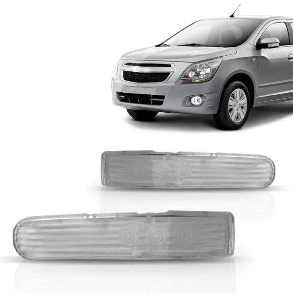 Par Lente Sinaleira Retrovisor Cobalt 2012 2013 2014 2015 Transparente