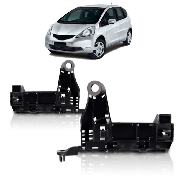 Par Guia Parachoque Dianteiro Fit 2009 A 2012