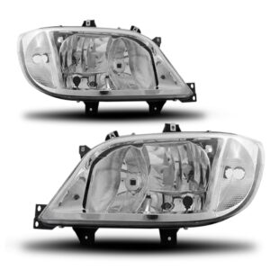 Jogo Farol Sprinter 03 04 05 06 07 08/11 Sem Auxiliar Liso