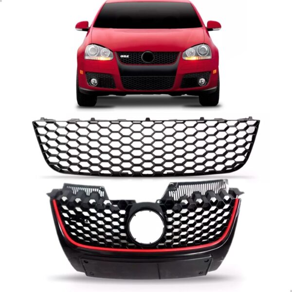 Kit Grade Para Jetta Gli Gti Colméia 2007 2008 2009 2010 Preto