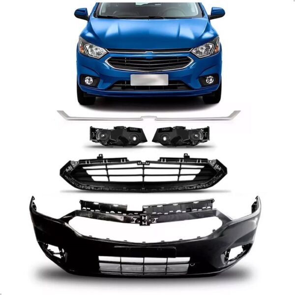 Envolvente Dianteiro Onix 2017 A 2020 Lt Prisma 1a Linha  Preto