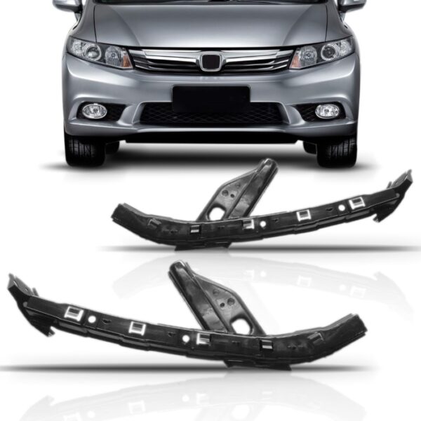 Par Suporte Farol Honda Civic 2012 2013 2014 2015 Ferro