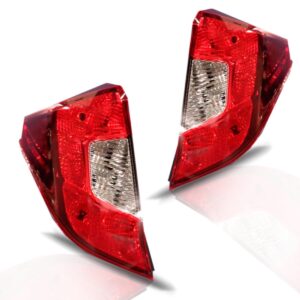 Par Lanterna Traseira Fit 2014 2015 2016 2017 Bicolor