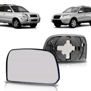 Par Lente Retrovisor Santa Fe 2007 2008 2009 Sem Aquecedor