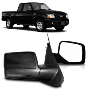 Par Retrovisor Ranger 2010 2011 2012 Manual Preto. Direito + Esquerdo