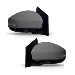 Par Retrovisor City 2014 Á 2018 Preto Elétrico C/ Sinaleira Esquerdo + Direito