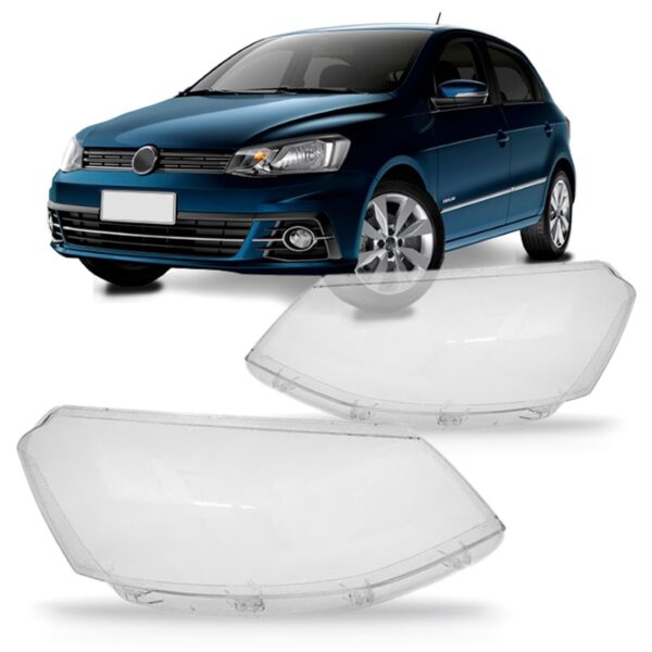 Kit Par Lente Farol Para Gol G7 Gvll 16 A 2018 Foco Simples