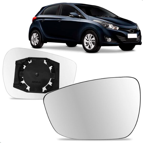 Par Lente Retrovisor Hb20 2012 2013 A 2019 S/ Aquecimento