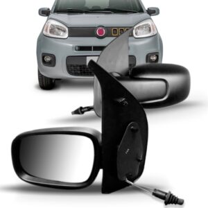 Par Retrovisor Uno 2015 16 17  2018 Texturizado C/ Controle