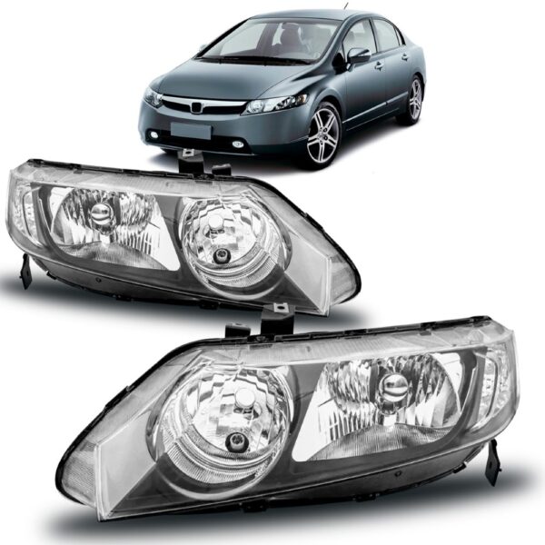 Par Farol Honda Civic 2007 2008 2009 2010 2011