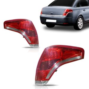 Par Sinaleira Para Citroen C4 Pallas Sedan 2007 A 2012 Vermelho Ambos Lados