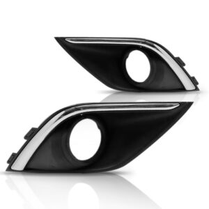 Par Moldura Milha Outlander 2016 A 2018 C/ Furo  Friso Cromo