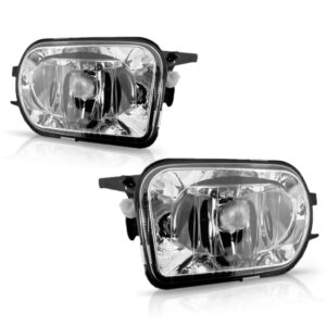 Par Farol Milha Mercedes C180 2004 Á 2007 Lente Lisa