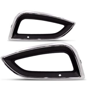 Par Moldura Farol Milha Auxiliar Ix35 2016 2017 Cinza Cinza