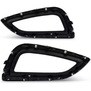 Par Moldura Farol Milha Auxiliar Ix35 2016 2017 Cinza Cinza