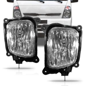 Par Farol Neblina Auxiliar Bongo 2012 13 14 15 16 2017 Cristal Esquerdo E Direito