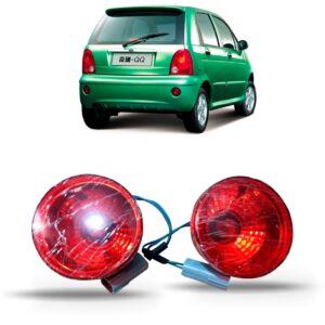 Par Lanterna Parachoque Traseiro Chery Qq 2010 A 2014 Tricolor