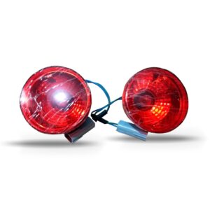 Par Lanterna Parachoque Traseiro Chery Qq 2010 A 2014 Tricolor