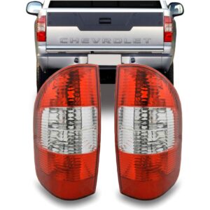 Par Sinaleira Traseira S10 Pit-bull 2010 A 2011 Cristal Vermelho