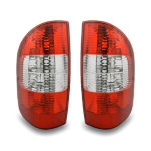 Par Sinaleira Traseira S10 Pit-bull 2010 A 2011 Cristal Vermelho