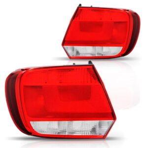 Par Lanterna Traseira Gol G6 12 13 14 15 16 Borda Fumê