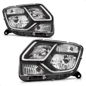 Par Farol Duster 2015 2016 Manual Preto Cupula Azul