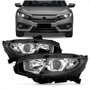 Par Farol Civic 2016 2017 2018 Eletrico C/ Projetor C/ Led