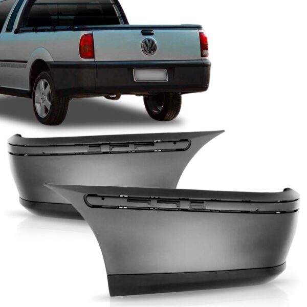 Par Ponteira Parachoque Traseiro Saveiro G3 Fase 1 00 A 05