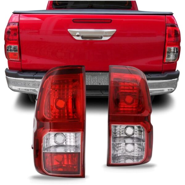 Jogo Sinaleira Traseira Hilux Srv 16/18 C/soquete Mod Koyto Esquerdo