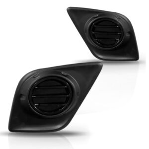 Par Moldura Milha Hilux 2016 2017 2018 Sem Furo Preta