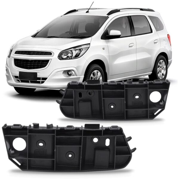 Par Guia Suporte Parachoque Dianteiro Spin 2012  2013 A 2016