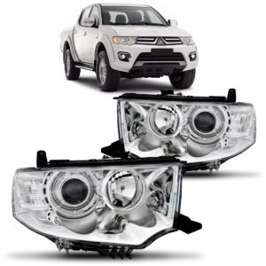 Par Farol Pajero Dakar E Triton 2014 A 2018 Fume Eletrico