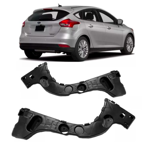 Par Suporte Parachoque Traseiro Focus Hatch 2014 A 2019