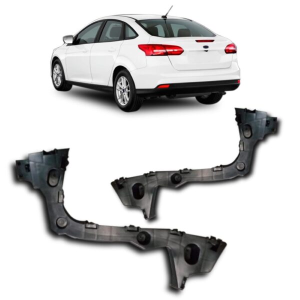 Par Suporte Parachoque Traseiro Focus Sedan 2016 2017 2018