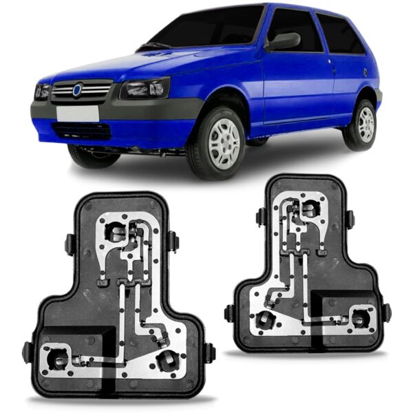 Par Circuito Sinaleira Traseira Uno 2004 05 06 07 08 09 2010
