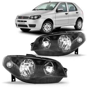 Jogo Farol Palio 04 05 06 07 08 09 10 Máscara Negra Aro Pret