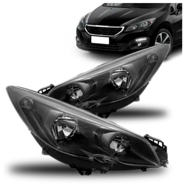 Par Farol Peugeot 308 2017 A 2018 Manual Com Soquete