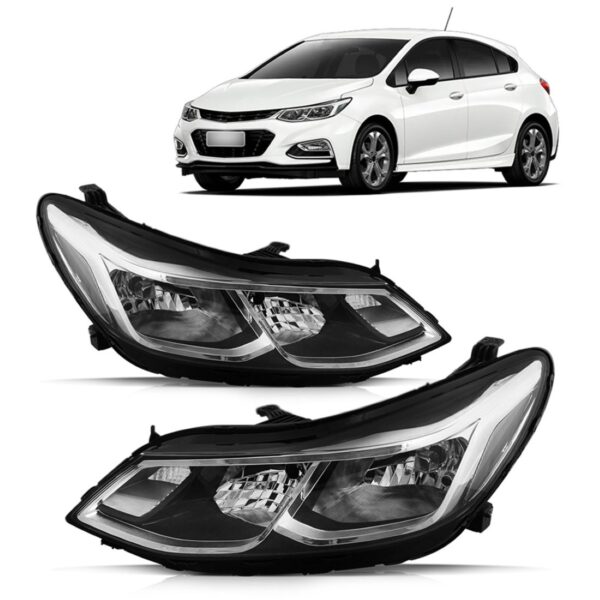 Par Farol Cruze 2017 A 2022 Manual S/ Led S/ Projetor