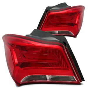 Par Lanterna Traseira Onix 2017 2018 2019 Bicolor Vermelho