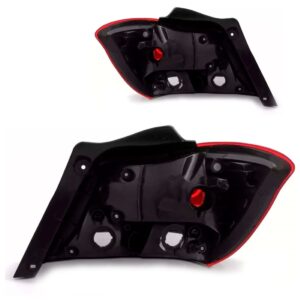 Par Lanterna Traseira Onix 2017 2018 2019 Bicolor Vermelho